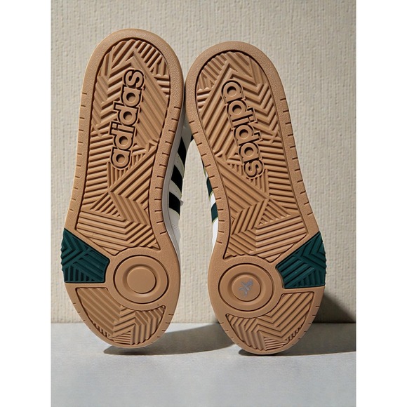 Adidas Hoops 3.0 Mid Mens White Green Basketball Style Shoes size 11 - Picture 4 of 7